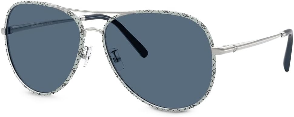 Tory Burch Women's Eleanor Pilot Sunglasses