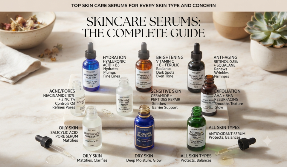Top Skin Care Serums for Every Skin Type and Concern