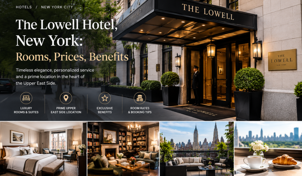 The Lowell Hotel, New York: Rooms, Prices, Benefits and Airport Transfers