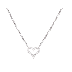 Tiffany & Co., Pre-Loved Heart Pendant Necklace Mini, Silver